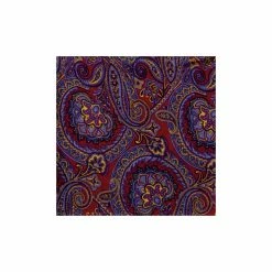 Wyoming Traders Frontier Calico 1 Paisley Wild Rag Scarf, C1