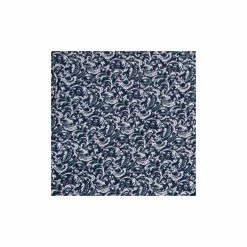 Wyoming Traders Frontier Calico 7 Navy/White Wild Rag Scarf, C7