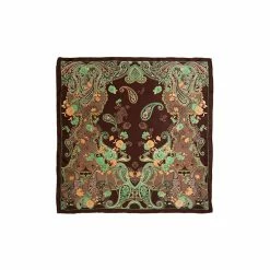 Wyoming Traders Charmeuse 13 Hickory/Mint Scarf, CH13