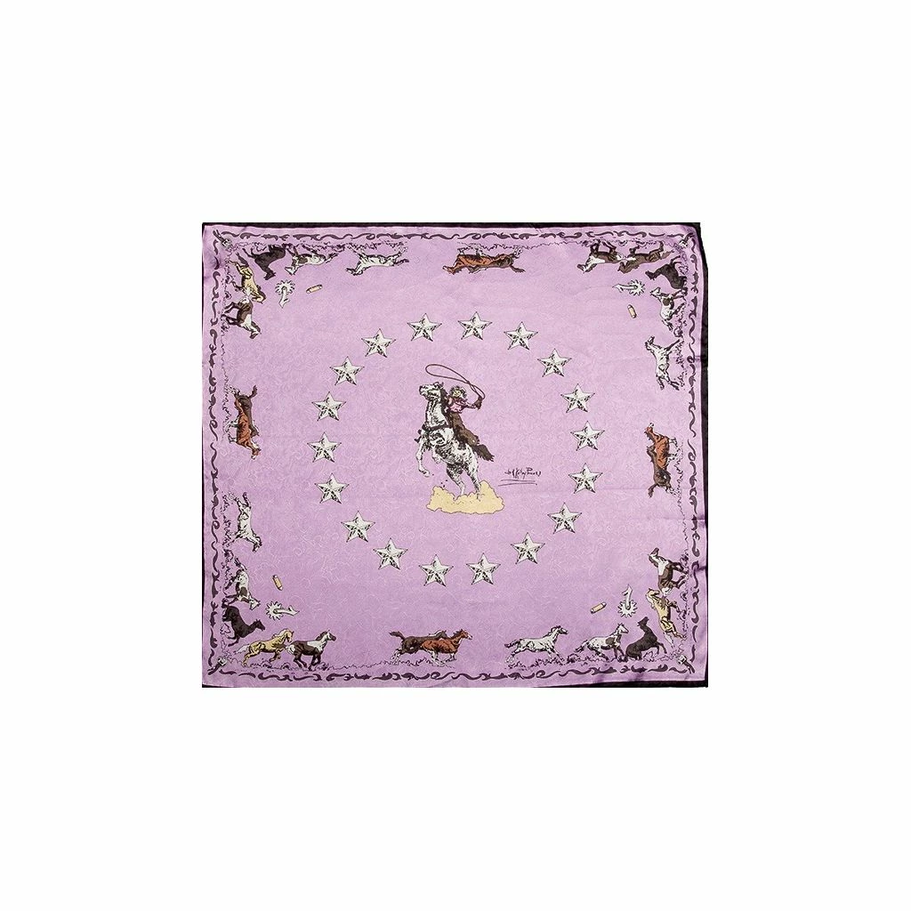 Wyoming Traders Limited Edition Mustang Pink Scarf, LMP 1 Wyoming Traders Limited Edition Mustang Pink Scarf, LMP