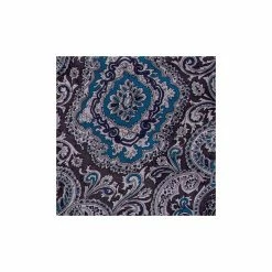 Wyoming Traders Paisley Blue /Silver Scarf, PBS