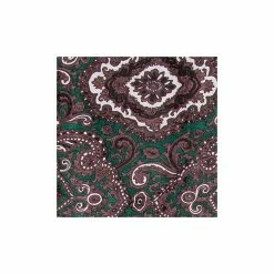 Wyoming Traders Paisley Green/ Chocolate Scarf, PGC
