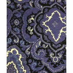 Wyoming Traders Paisley Purple/Black Scarf, PPB