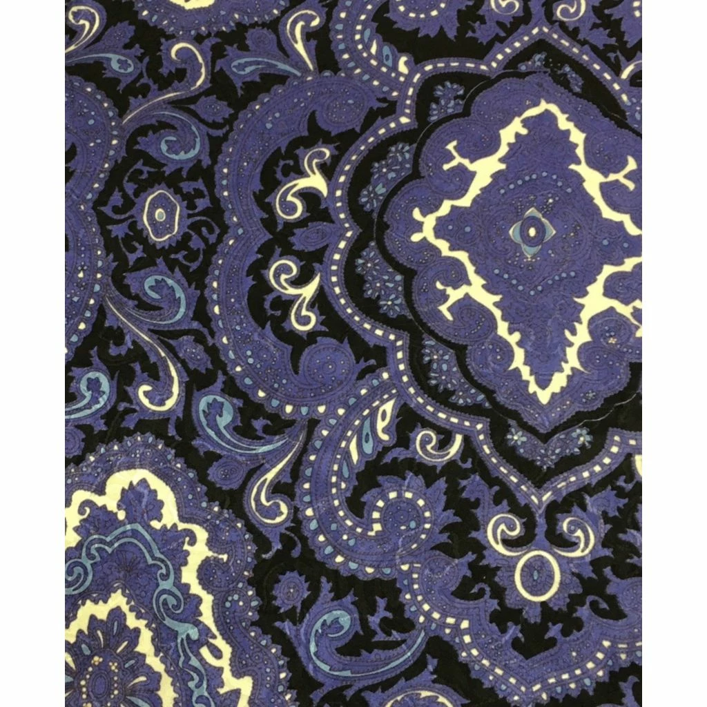 Wyoming Traders Paisley Purple/Black Scarf, PPB 1 Wyoming Traders Paisley Purple/Black Scarf, PPB