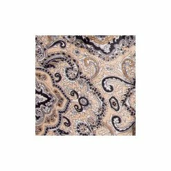 Wyoming Traders Paisley Tan/Black Scarf, PTB