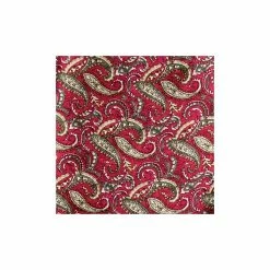 Wyoming Traders Paisley Wine/Olive Scarf, PWO