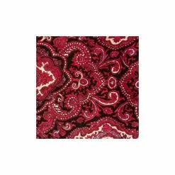 Wyoming Traders Paisley Red/Black Scarf, Extra Large, XPRB