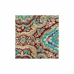 Wyoming Traders Paisley Red/Gold Scarf, Extra Large , XPRG