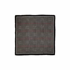 Wyoming Traders Plaid #2 Black Scarf, PL2