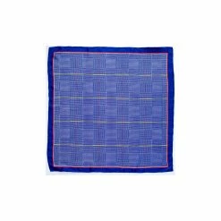 Wyoming Traders Plaid #3 Navy Scarf, PL3