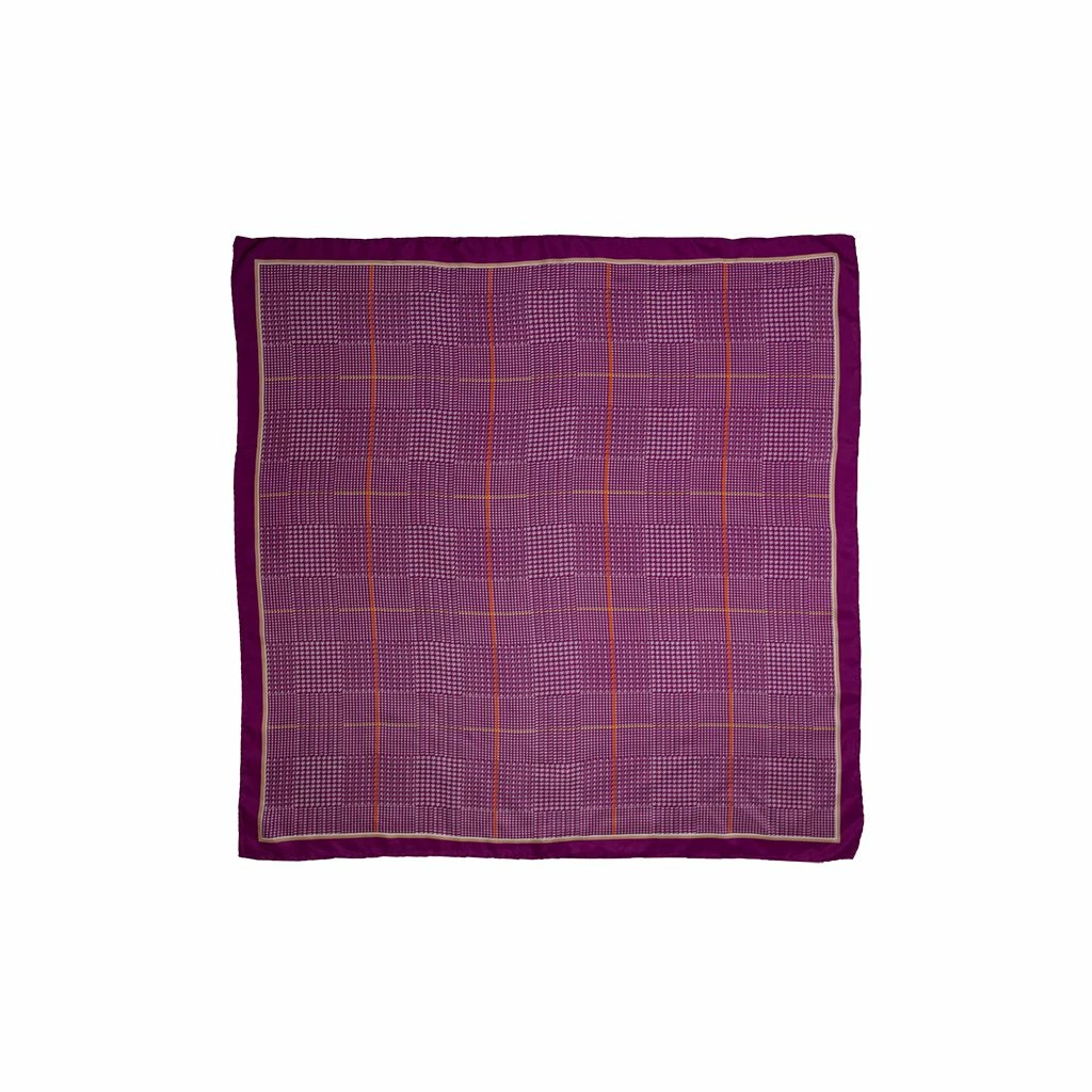 Wyoming Traders Plaid #7 Plum Scarf, PL7 1 Wyoming Traders Plaid #7 Plum Scarf, PL7