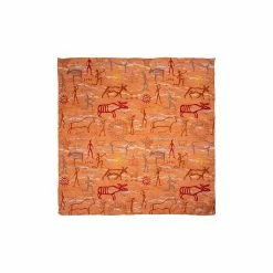 Wyoming Traders Southwest #3 Rust Scarf