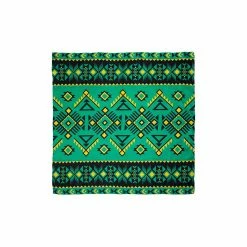 Wyoming Traders Southwest #6 Green Black Scarf, SWGB