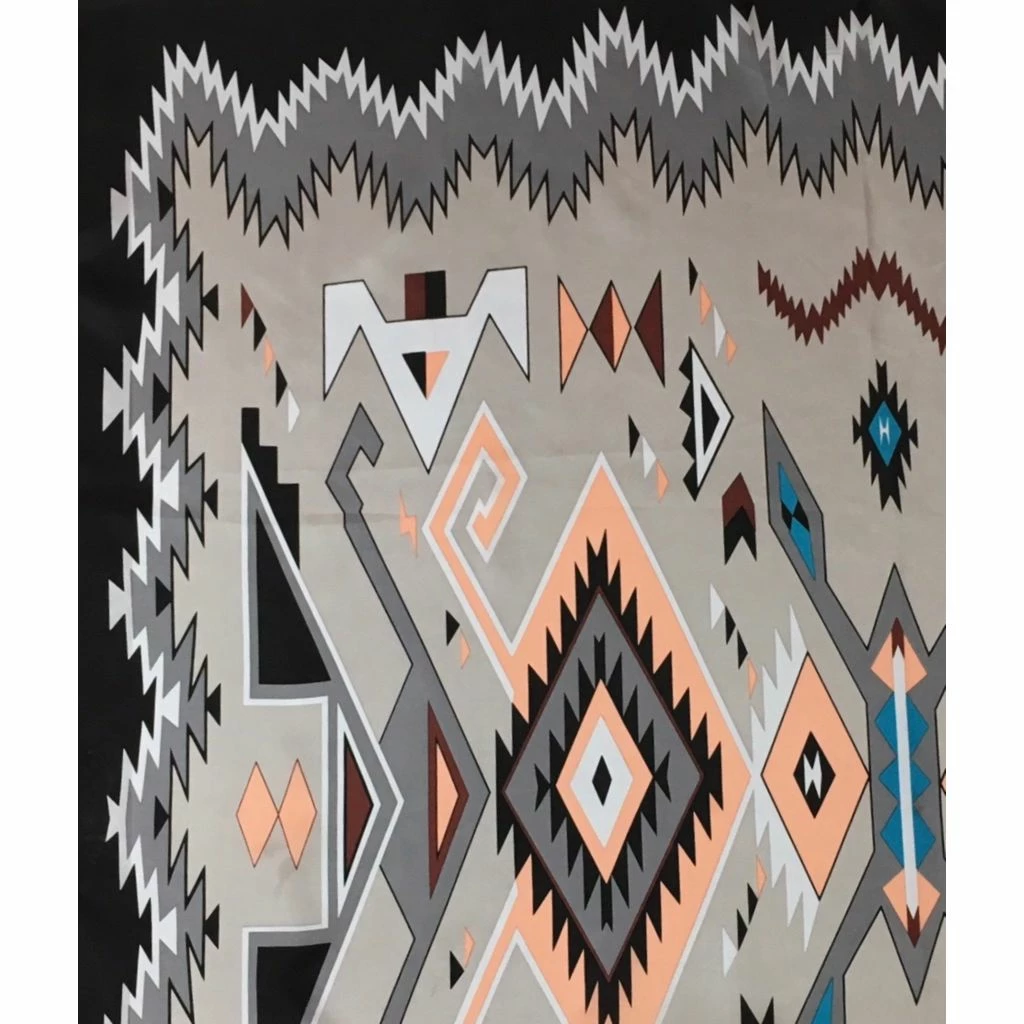 Wyoming Traders Southwest #12 Silver/Peach Scarf, SWSP 2 Wyoming Traders Southwest #12 Silver/Peach Scarf, SWSP - Image 2