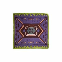 Wyoming Traders Southwest #13 Purple/Lime Scarf, SWPL