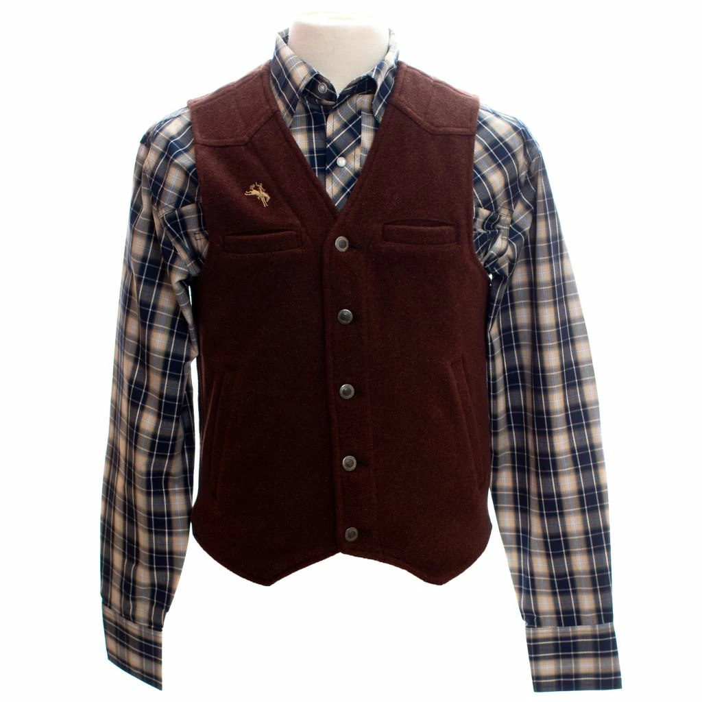 Wyoming Traders Men's Wyoming Traders "Wyoming" Wool Vest 6 Wyoming Traders Men's Wyoming Traders "Wyoming" Wool Vest - Image 6