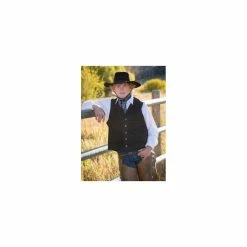 Wyoming Traders Men's Buffalo Leather Vest -Hot Sale Wyoming Traders Shop 1463417 A2