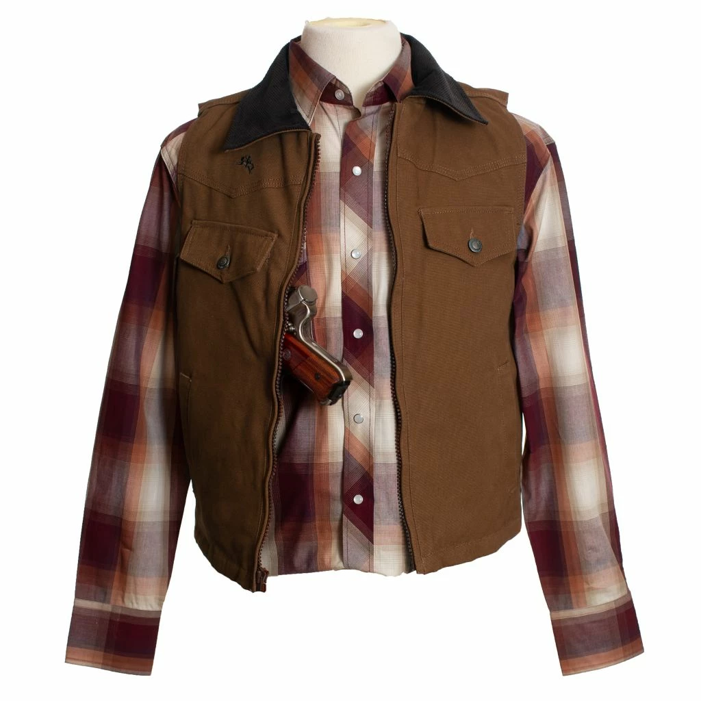 Wyoming Traders Men's Cody Concealed Carry Vest, CC 1 Wyoming Traders Men's Cody Concealed Carry Vest, CC